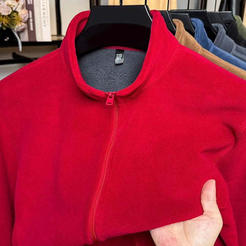 Men's Winter Premium Fleece Jacket - Soft & Warm Top-Ranked Male Essential Casual Top
