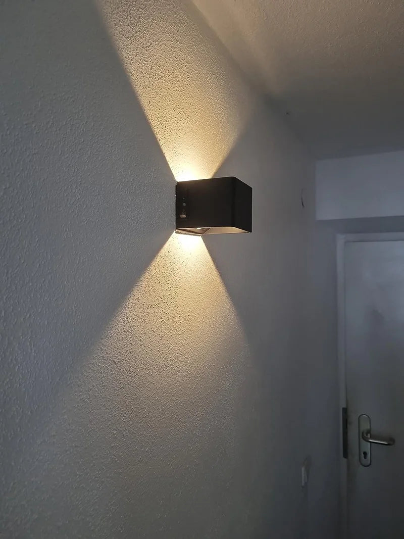 LED Wall Lamp USB Rechargeable Aluminium Interior Wall Night Light With Motion Sensor for Bedroom Corridor Stairs Room lighting