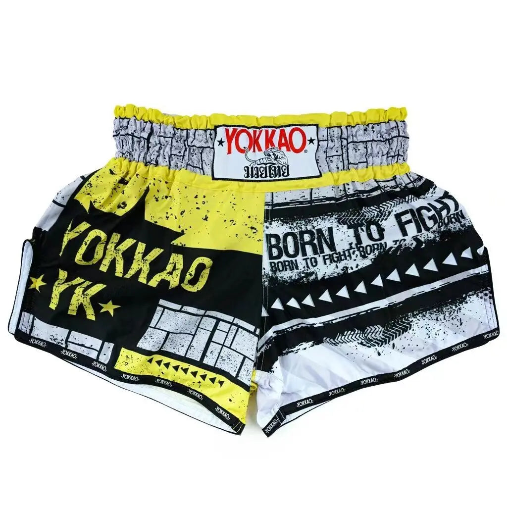 YOKKAO Limited Edition Boxing Shorts – Professional Muay Thai & MMA Fight Shorts for Men & Women Training & Combat Sports