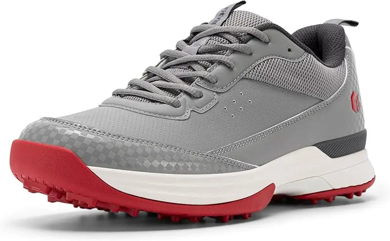 Men's Wide Golf Shoes Professional Outdoor Water Resistant Golf Shoes for Course with Spikes