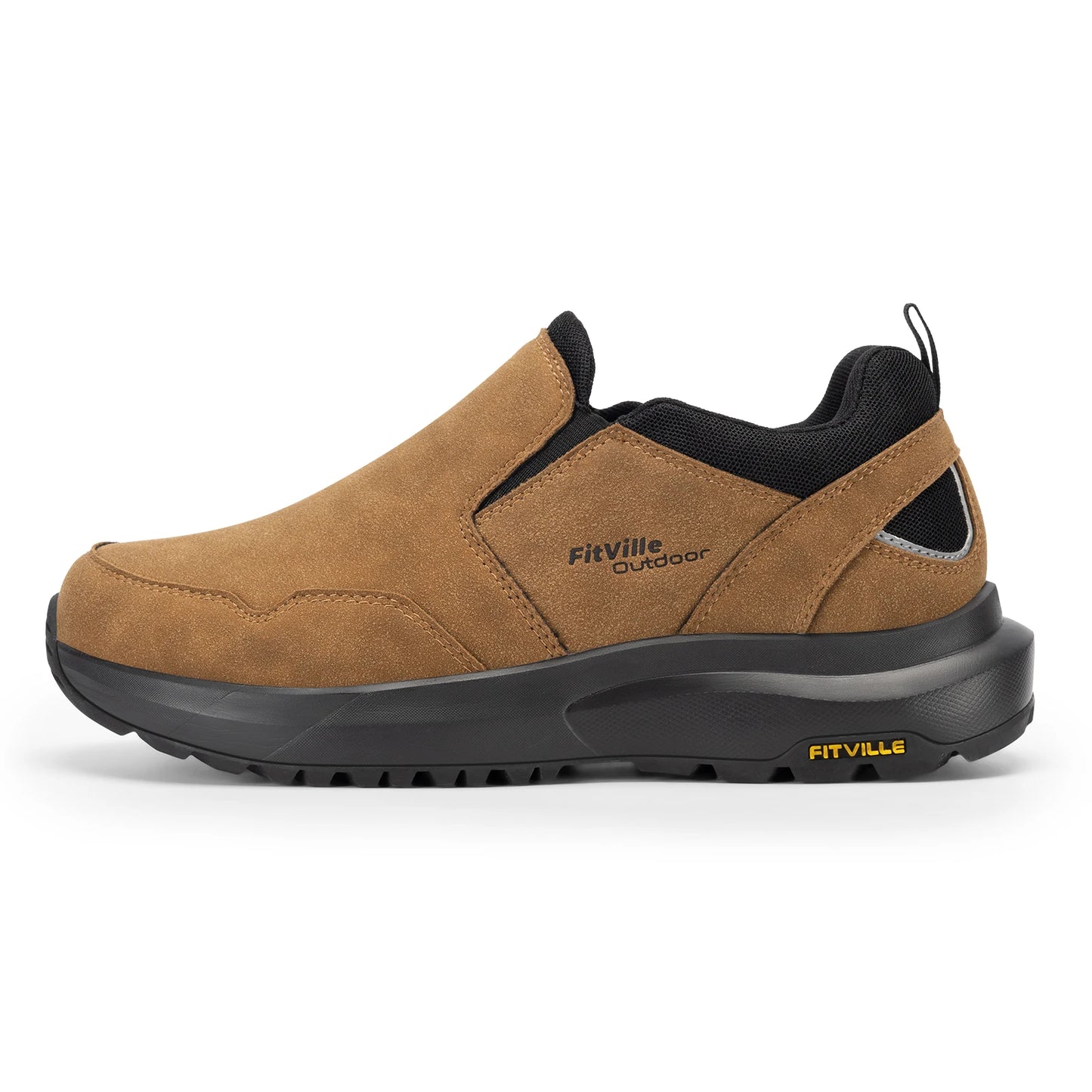 Men's Shoes Wide Hiking Comfortable Slip on Loafers Go Walking and Trekking Trails  Sneakers With Arch Support