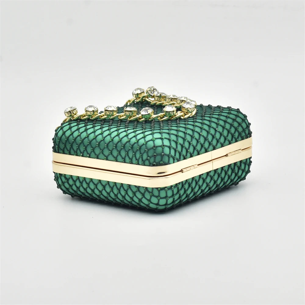 Hollow Design Trendy African Matching Shoes and Bags Italy Rhinestone Women Party Pumps for Women Elegant Wedding Shoes Bride