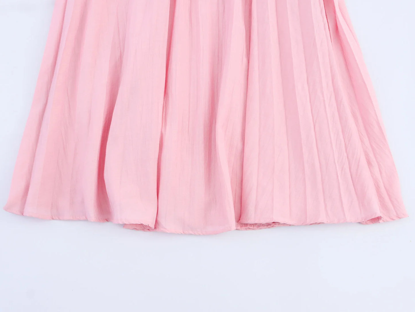 Elastic High Waist Patchwork Knit Skirt for Women Pleated Hem Elegant Long Ankle-Length Polyester Faldas Mujer