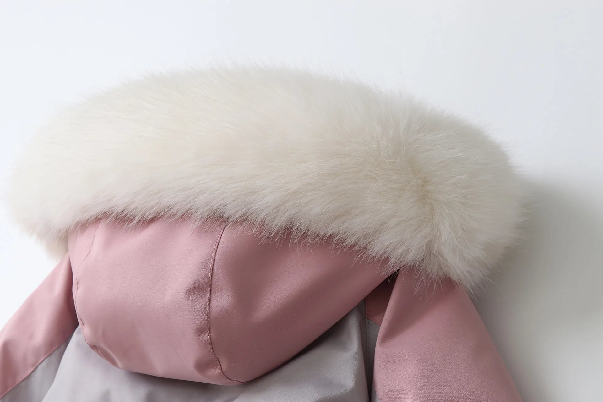 Winter Children's Clothes Snowsuit Boys Fur Lining Overalls Thicken Kids Snowsuit Hooded Ski Suit Girls Warm Jumpsuit 4-6Y Unisex