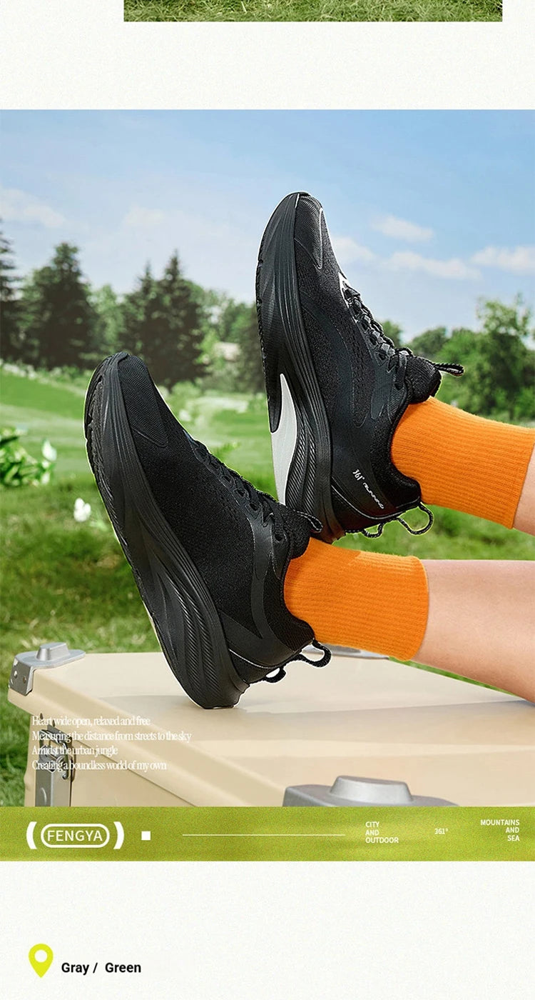 361 Degrees FengYa 2.0 Men’s Running Shoes – Lightweight Breathable Cushioned Sports Sneakers for Training & Daily Running