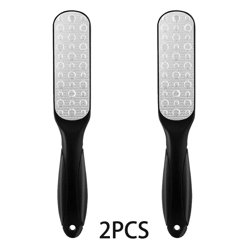 High-Quality 304 Stainless Steel Foot File Double Sided Callus Remover For Dead Skin Professional Pedicure Tools Callous Scraper