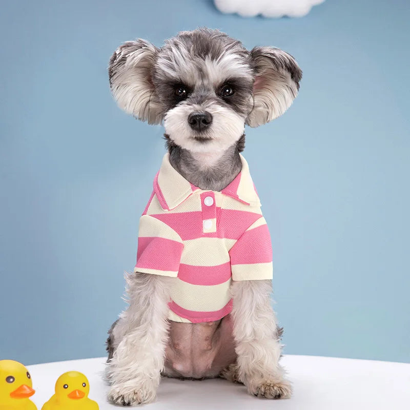 XS-4XL Honden T-shirts Dunne Ademende Zomer Hondenkleding voor Kleine Grote Honden Puppy Huisdier Kat Vest Poloshirt Chihuahua Yorkies