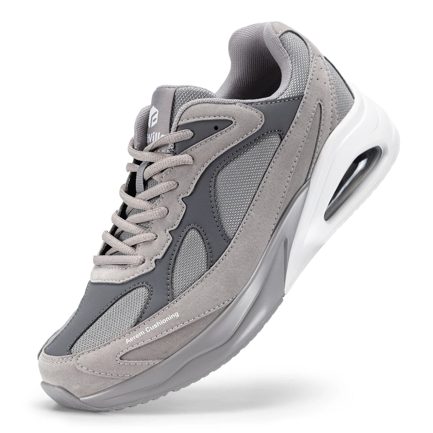 Men's Extra Wide Walking Shoes Wide Cushioned Sports Shoes For Swollen Feet Flat Feet Arch Fit Relieve Heel Pain Black
