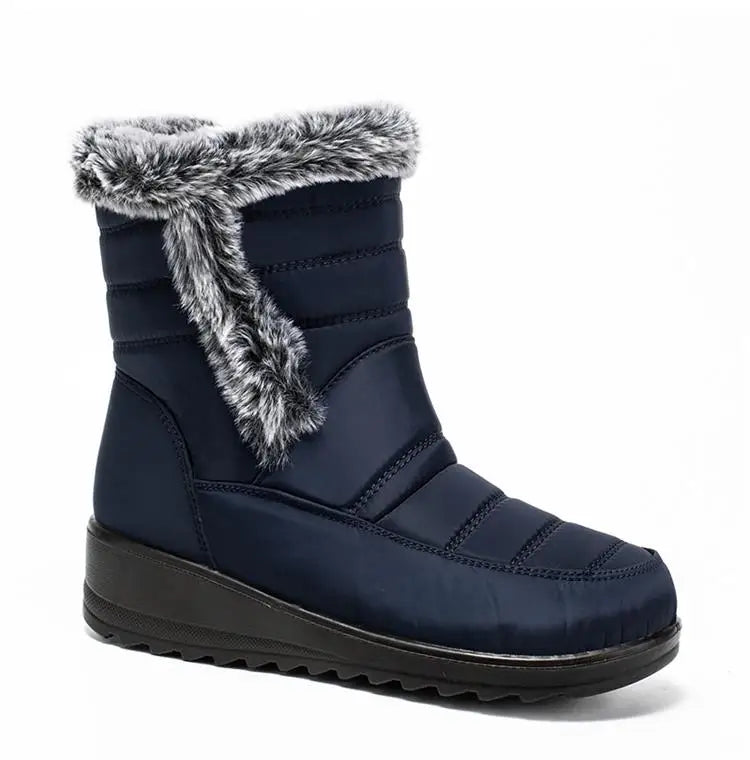 Boots Woman Snow New Women Shoes Platform Shoes Women Fashion Mid Women's High Boots 2025 Trend Botas Mujer Winter Shoes Boots