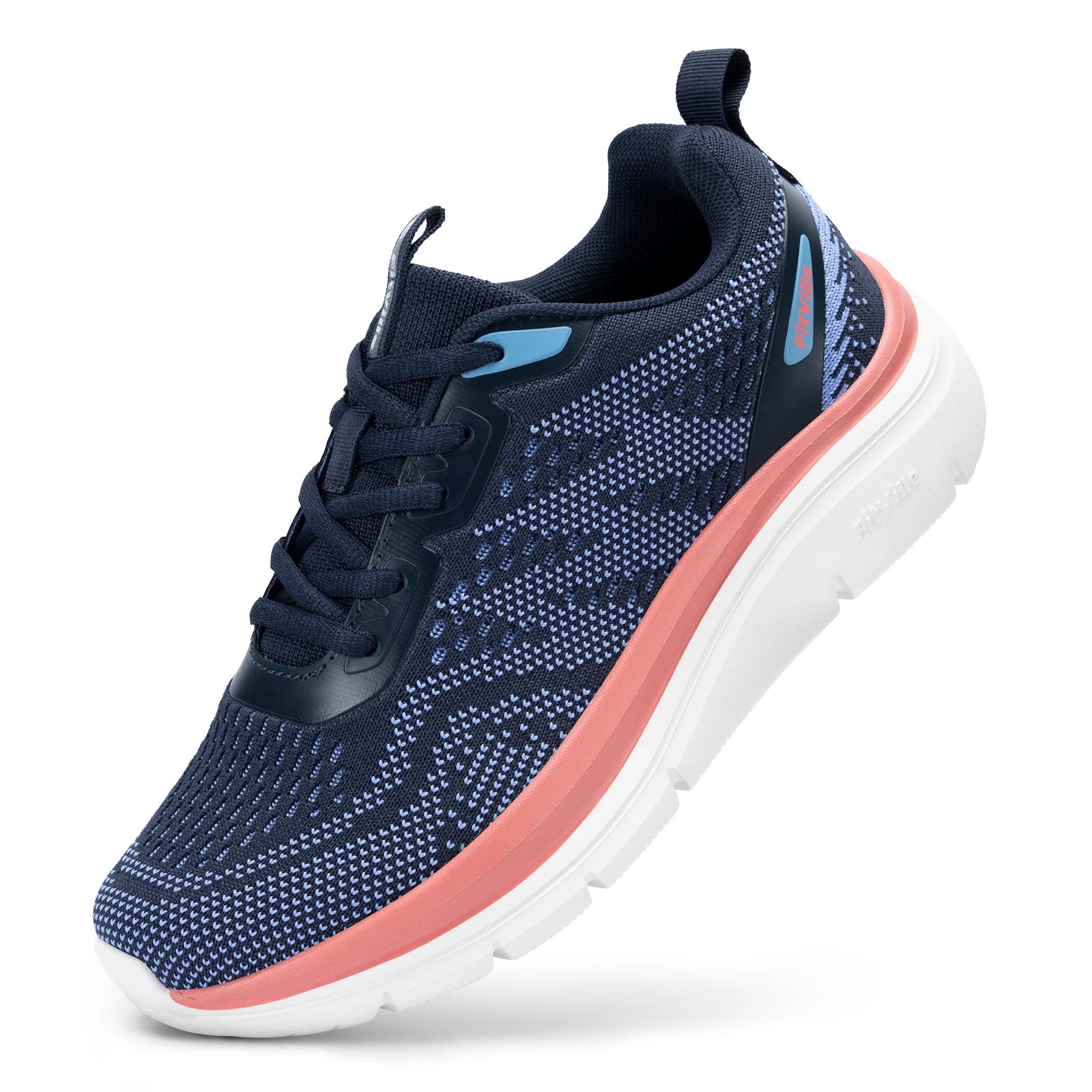 Women's Shoes Wide Width Walking Casual Shoes Thick Sole Lightweight Sneakers for Swollen Feet Relieve Toe Pain