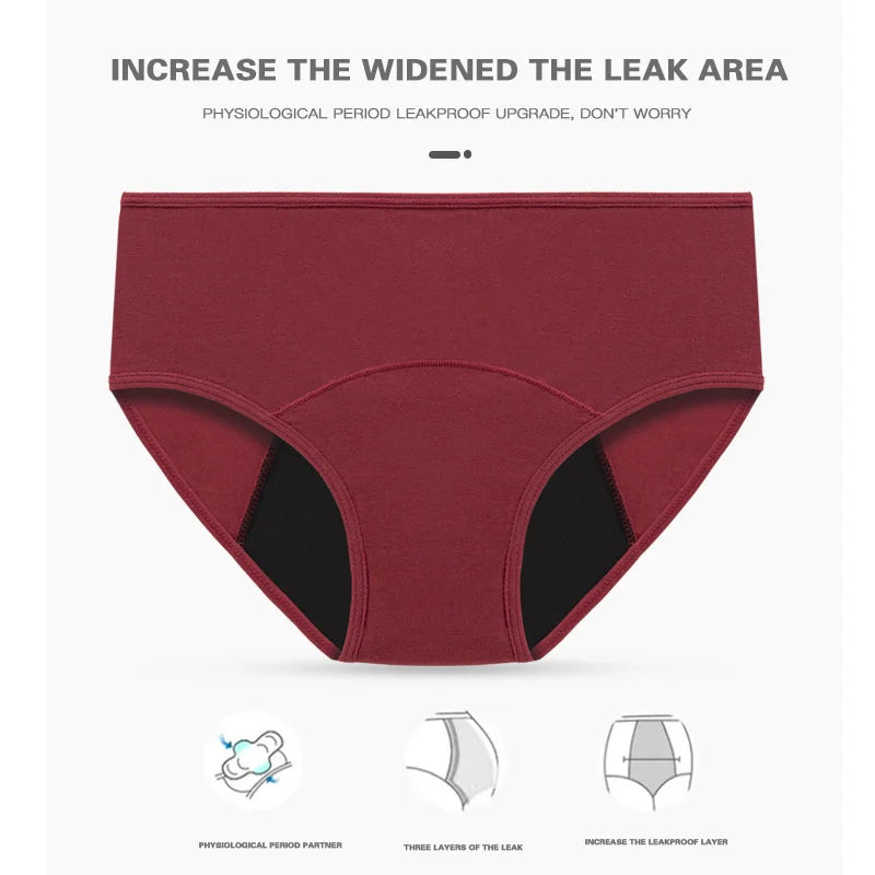 Cotton Women's Underwear Panties High Waist Briefs Solid Color Breathable Underpants Seamless Soft Lingerie Girls Fashion Briefs