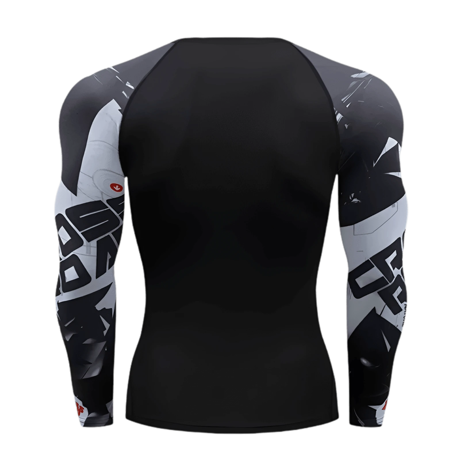 Men’s UPF 50+ Long Sleeve Rash Guard – Quick-Dry Breathable Surf & Swim Shirt for Water Sports & Gym Training