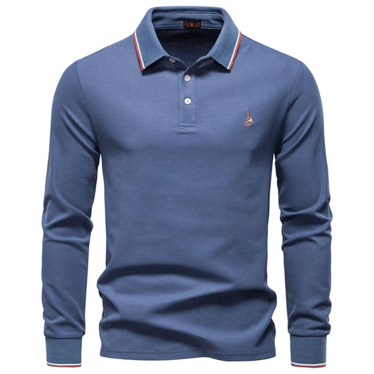 2025 Embroidery Solid Colour Luxury Polo Fashion Shirt Neck Casual Social Polo Golf Shirt For Men