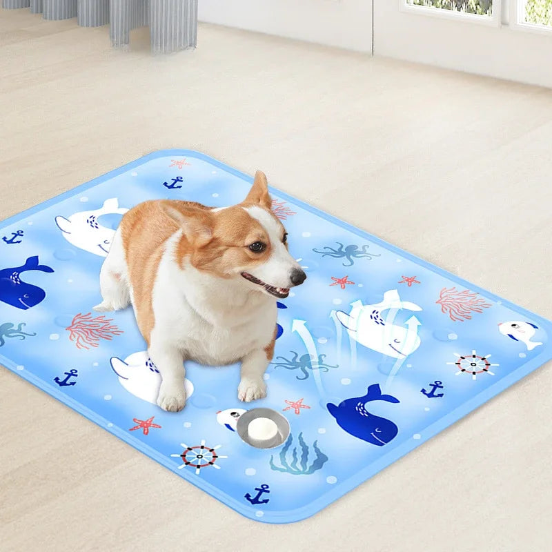 Dog Cooling Mat Summer Pet Cold Bed Extra Large For Small Big Dogs Pet Accessories Cat Durable Blanket Sofa Cat Ice Pad Blanket