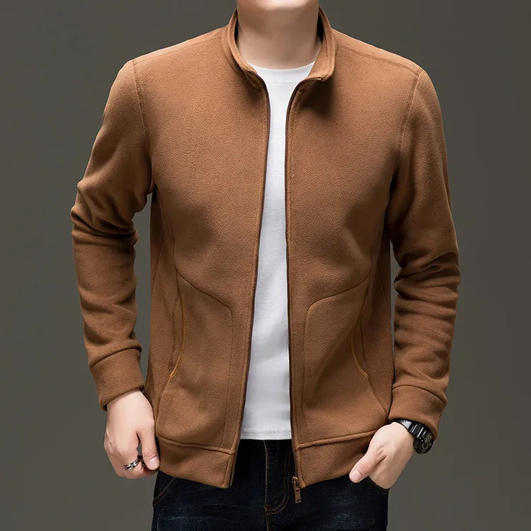 Men's Winter Premium Fleece Jacket - Soft & Warm Top-Ranked Male Essential Casual Top