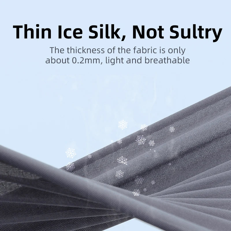 Ice Fabric Running Camping Sleeves Breathable Sleeve Quick Dry Arm Protect UV400 Arm Cover Summer Sports Safety Gear