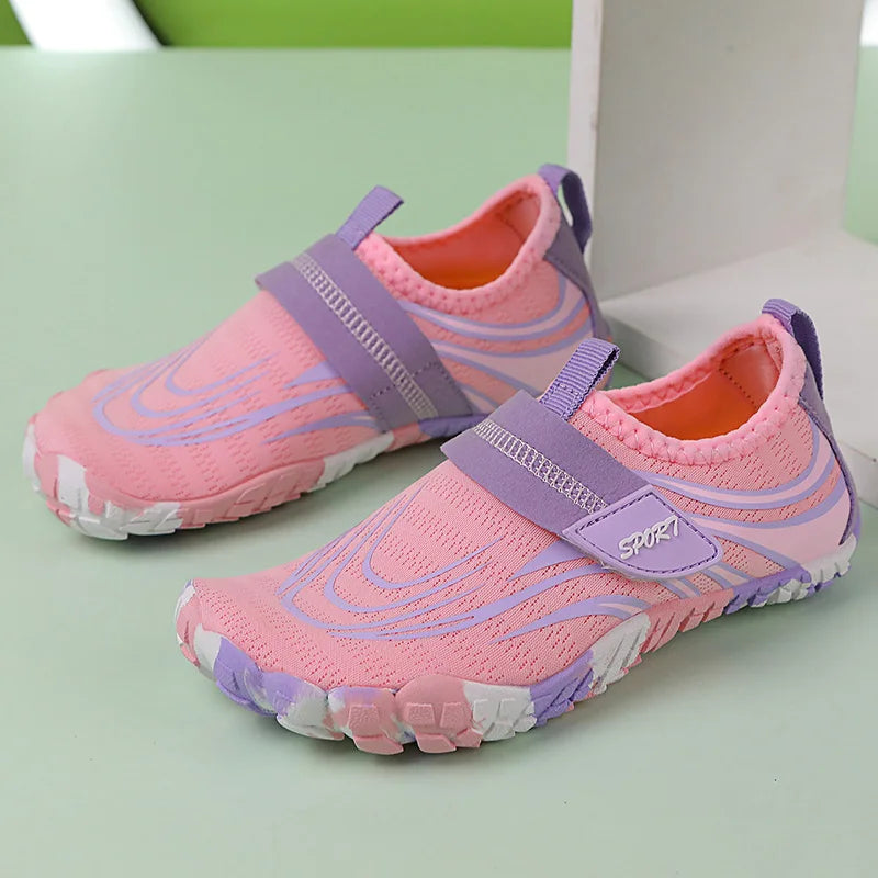 Kids Barefoot Water Shoes for Children Breathable Quickdrying Athletic Sneakers Ideal for Beach Non-slip for Fit Wide Feet