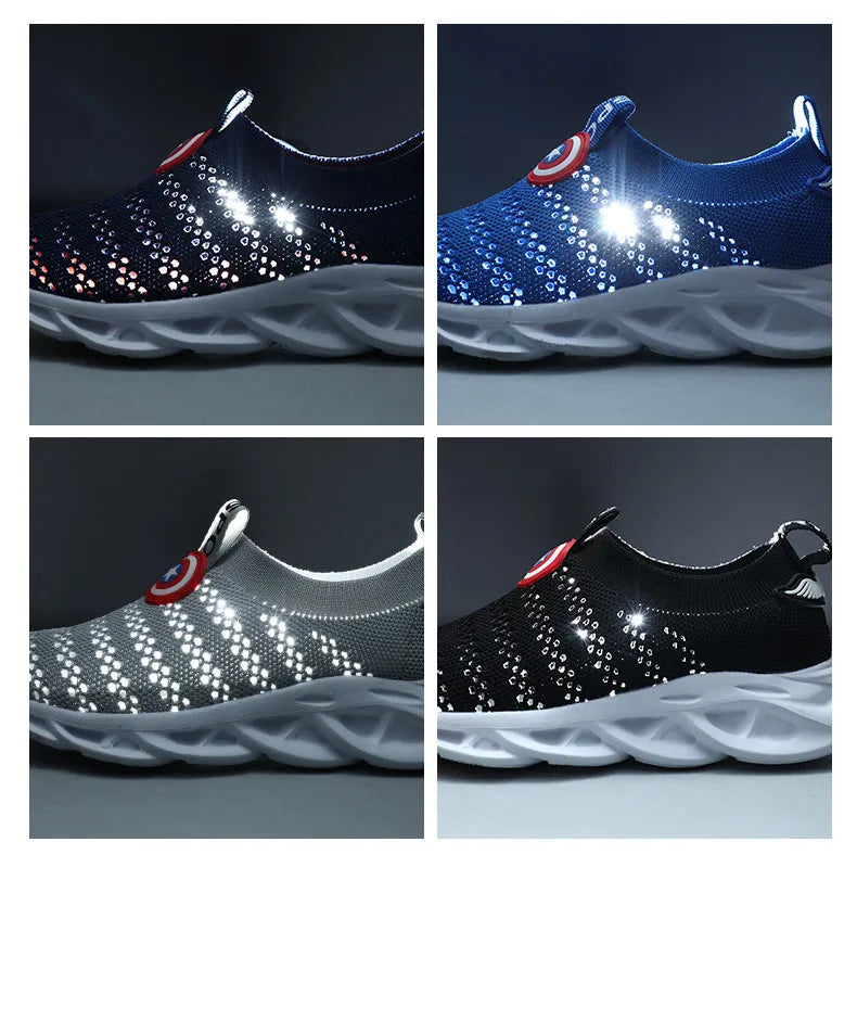 Unisex Summer Children Shoes Sport Sneakers Breathable Casual Shoes Mesh Net Cloth Kids' Sports Flat Sneakers