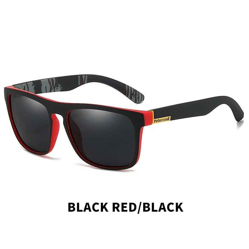 Vintage Square Polarized Sunglasses – UV400 Designer Driving & Fishing Sunglasses for Men & Women