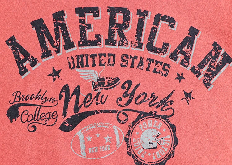 Summer New American Retro Sleeveless O-neck Letter Printed T-shirt Men's Fashion 100% Cotton Washed Casual Sports Vest Tops