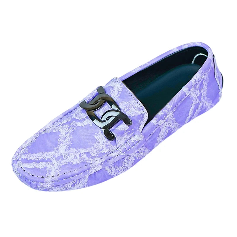 Fashionable Mens Over Size 38-48 Moccasin Shoes Blue Spring Male Formal Dress Shoes Comfortable Youth Leisure Shoes