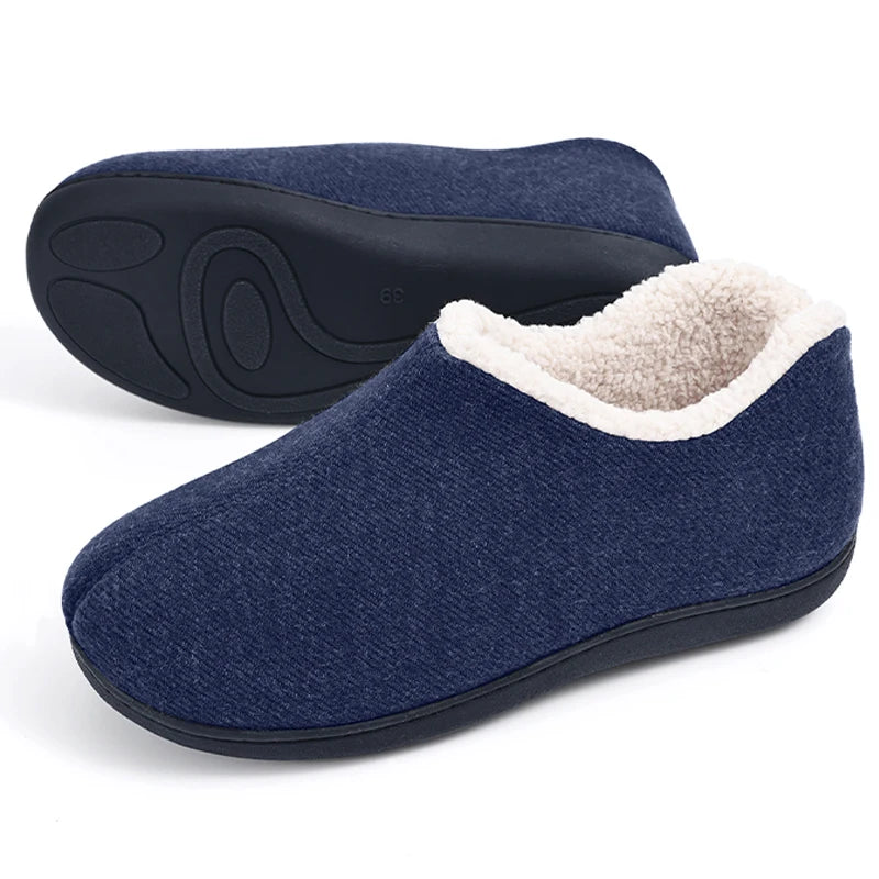 Women's Winter Warm Shoes Suitable For Indoor and Outdoor Use With Memory Foam and Comfort Soft Sole Plush Cotton Shoes