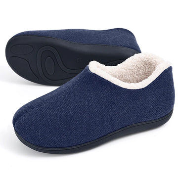 Women's Winter Warm Shoes Suitable For Indoor and Outdoor Use With Memory Foam and Comfort Soft Sole Plush Cotton Shoes