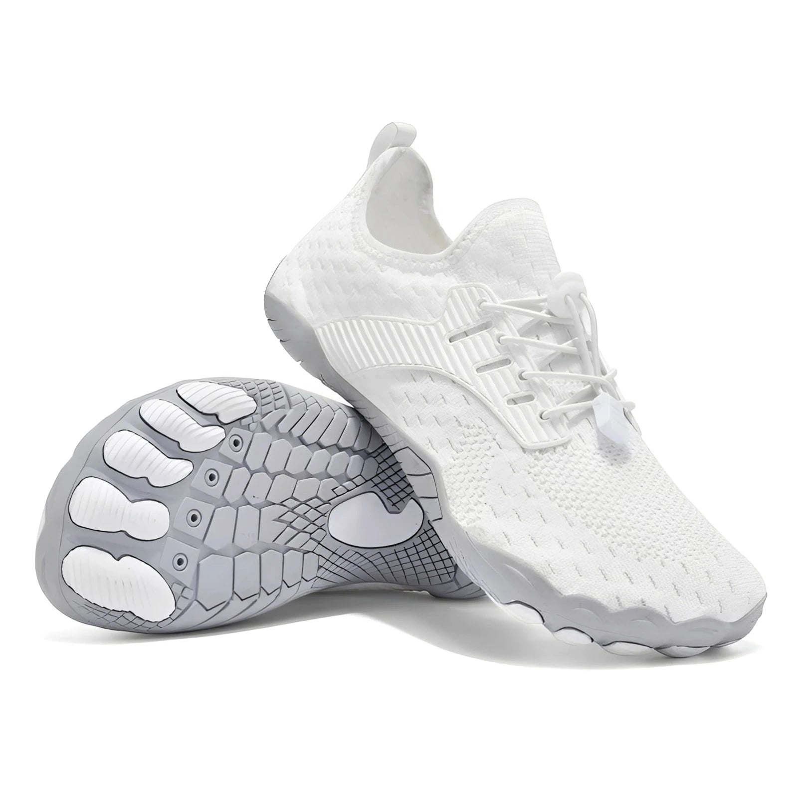 Barefoot Trail Running Shoes – Wide Toe Zero Drop Sports Sneakers for Running, Walking, Hiking & Water Training