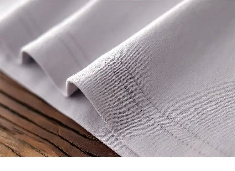 2025 Zomer Nieuwe Amerikaanse Retro 245G Korte Mouw O-hals Effen Kleur T-shirt Herenmode Eenvoudige 100% Katoen Gewassen Casual Tops