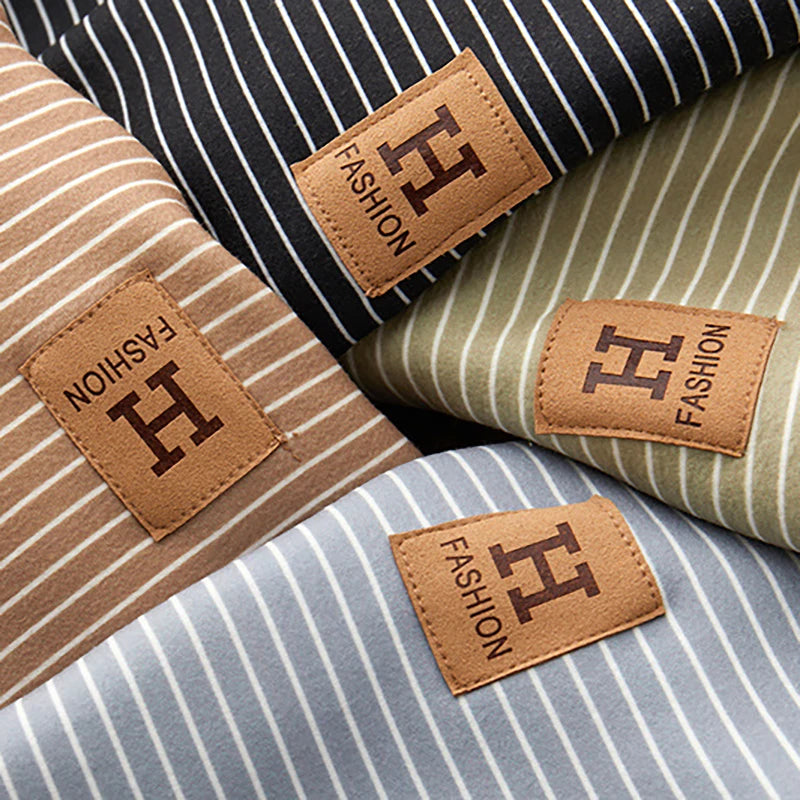 New Winter Kids Undershirts Children Cute Stripe Bottoming Shirt Girls Boys Half High Collar Warm Top 2-10T Unisex