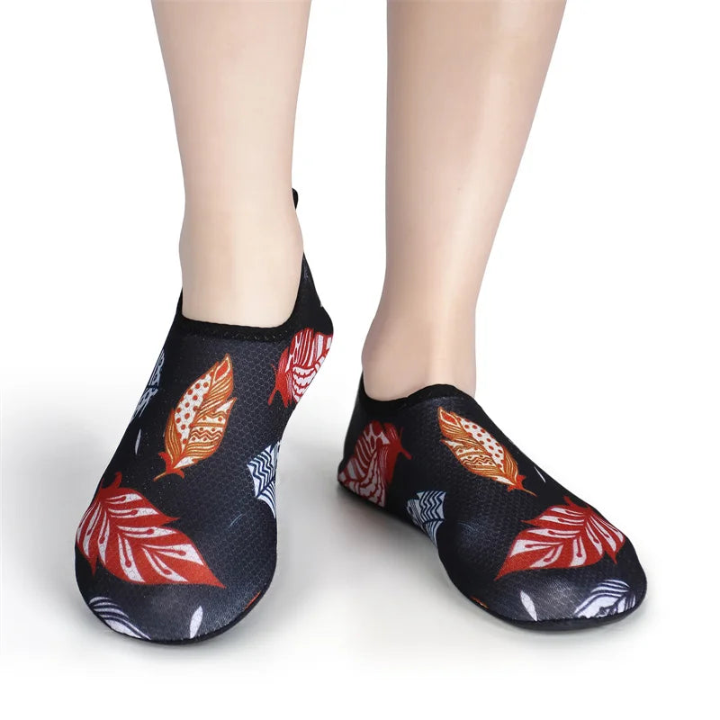 Unisex Water Shoes Quick-Drying Beach Barefoot Aqua Socks Sneakers Kids Men Women Surfing Diving Swimming Seaside Slipper