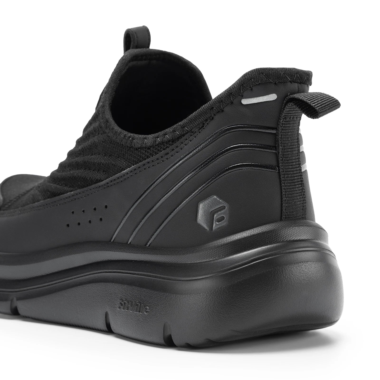 Wide Men's Slip-On Walking Shoes Lightweight Breathable Outdoor Casual Sports Running Shoes Sneakers For Swollen Feet