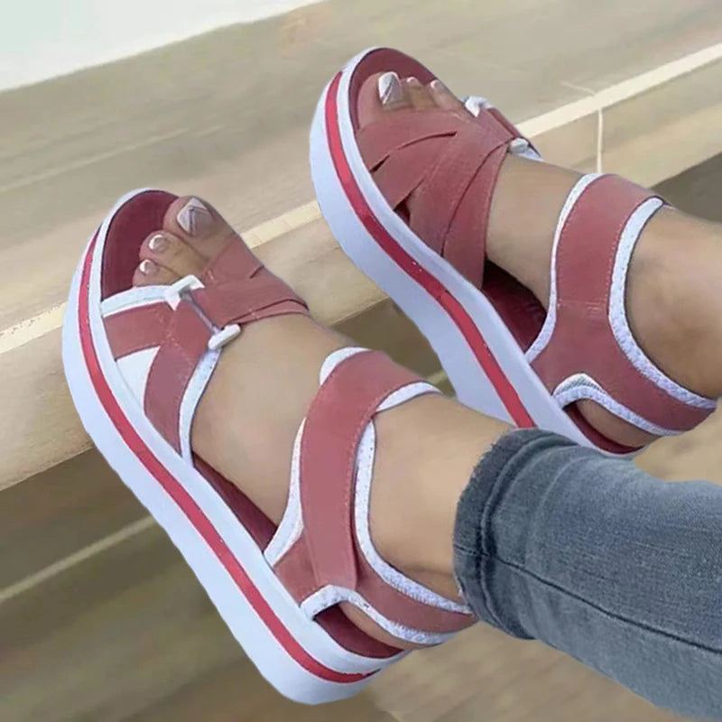 Summer Shoes Women Sandals Party Women's Sandals Outdoor Women Shoe Wedge Sandals Woman Retro Footwear Sandal Women Female