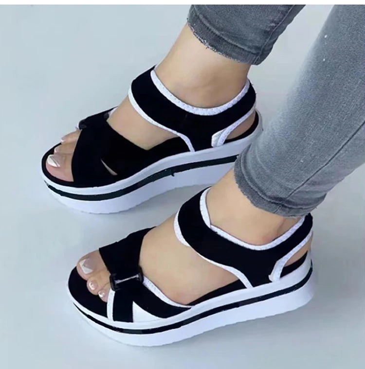 Summer Shoes Women Sandals Party Women's Sandals Outdoor Women Shoe Wedge Sandals Woman Retro Footwear Sandal Women Female