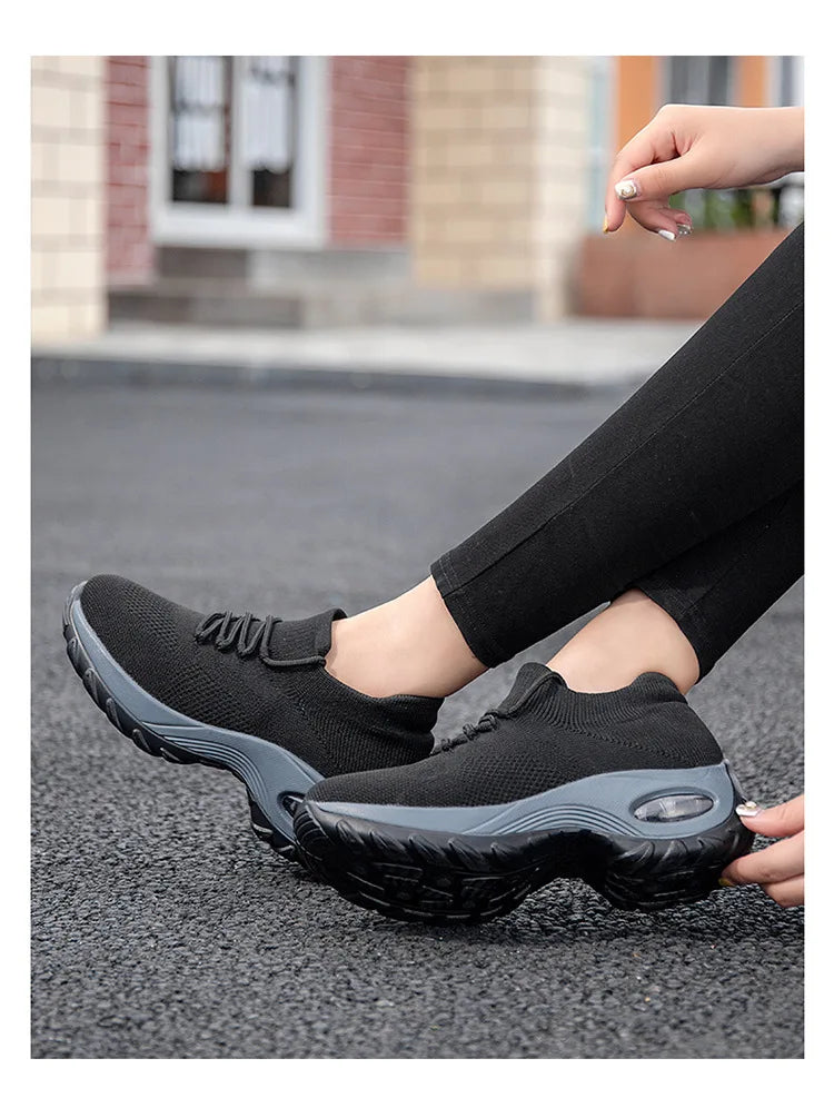 Women's Sneaker Fashion Comfortable Shoes Women Flat Sneaker Women Casual Shoes Slip On Plus Size Sneaker Woman Zapatos De Mujer