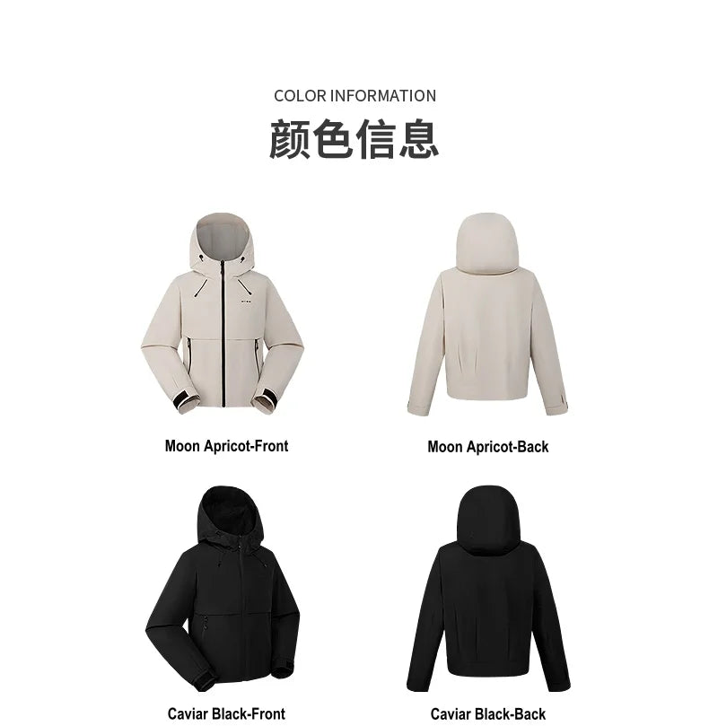 Women's Korean Short Windbreaker Jacket, Spring & Autumn Female Loose Fitting Tops Coat, Solid Colour Outerwear For Ladies