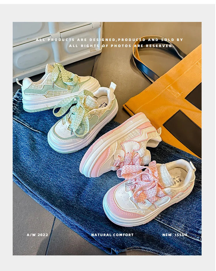 Kids Non Slip Lightweight Sneakers for Boys and Girls Breathable Outdoor Sports Shoes for School Skate and Casual Wear