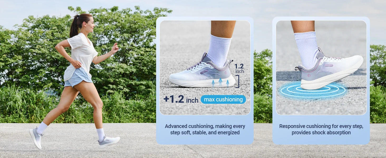 Women’s Wide Fit Walking Shoes – Lightweight Non-Slip Breathable Athletic Sneakers for Casual & Everyday Use