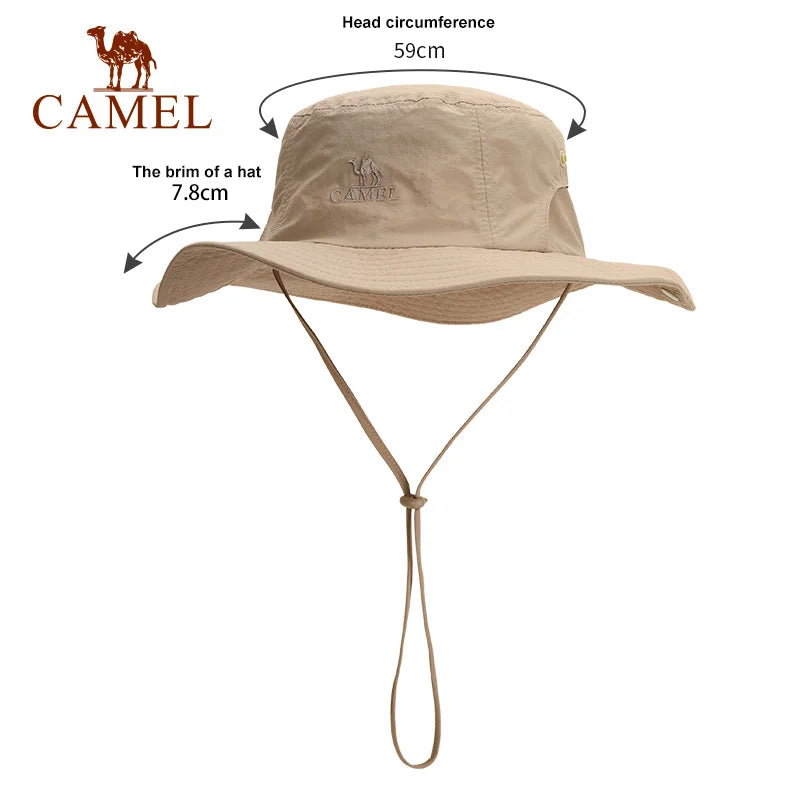 Outdoor Hiking Hats Anti-ultraviolet Summer Sun Caps Sports Climbing Sun Shading Fisherman Western Cowboy Hat