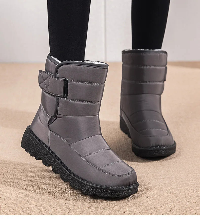 Boots Women Snow Casual Shoes Woman Waterproof Boots For Women Keep Warm Women's Boots Plush New Botas Mujer Winter Shoes