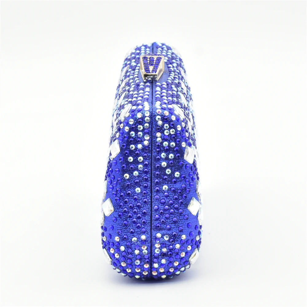 Italian Women Wedding Shoes and Bag Set Decorated with Rhinestone Shoes for Women 2025 Designer Luxury Elegant Pumps