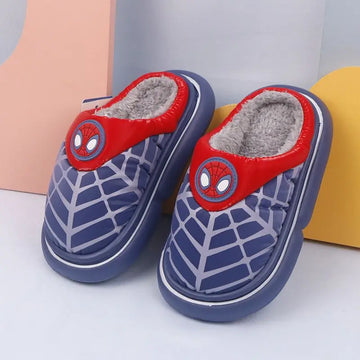Boys' Winter Warm Cartoon Slippers Pantoffle Enfant Baby Boys' Shoes Size 26-37