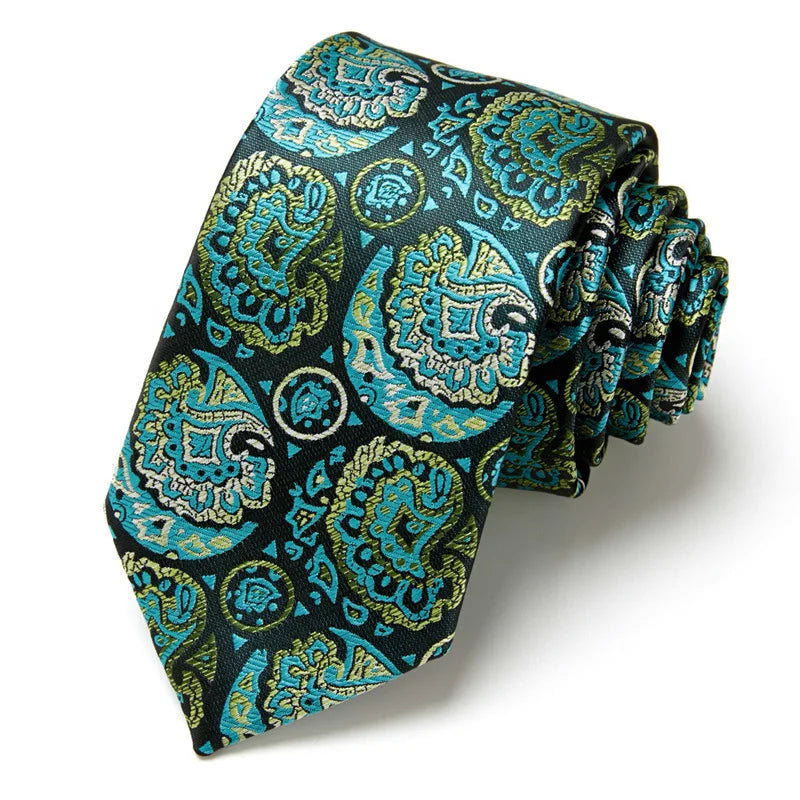Men's Business Neckties Men's Stripe Plaid Floral Blue Wedding Ties Jacquard Woven Men Neck Jacquard Ties Vintage Accessories