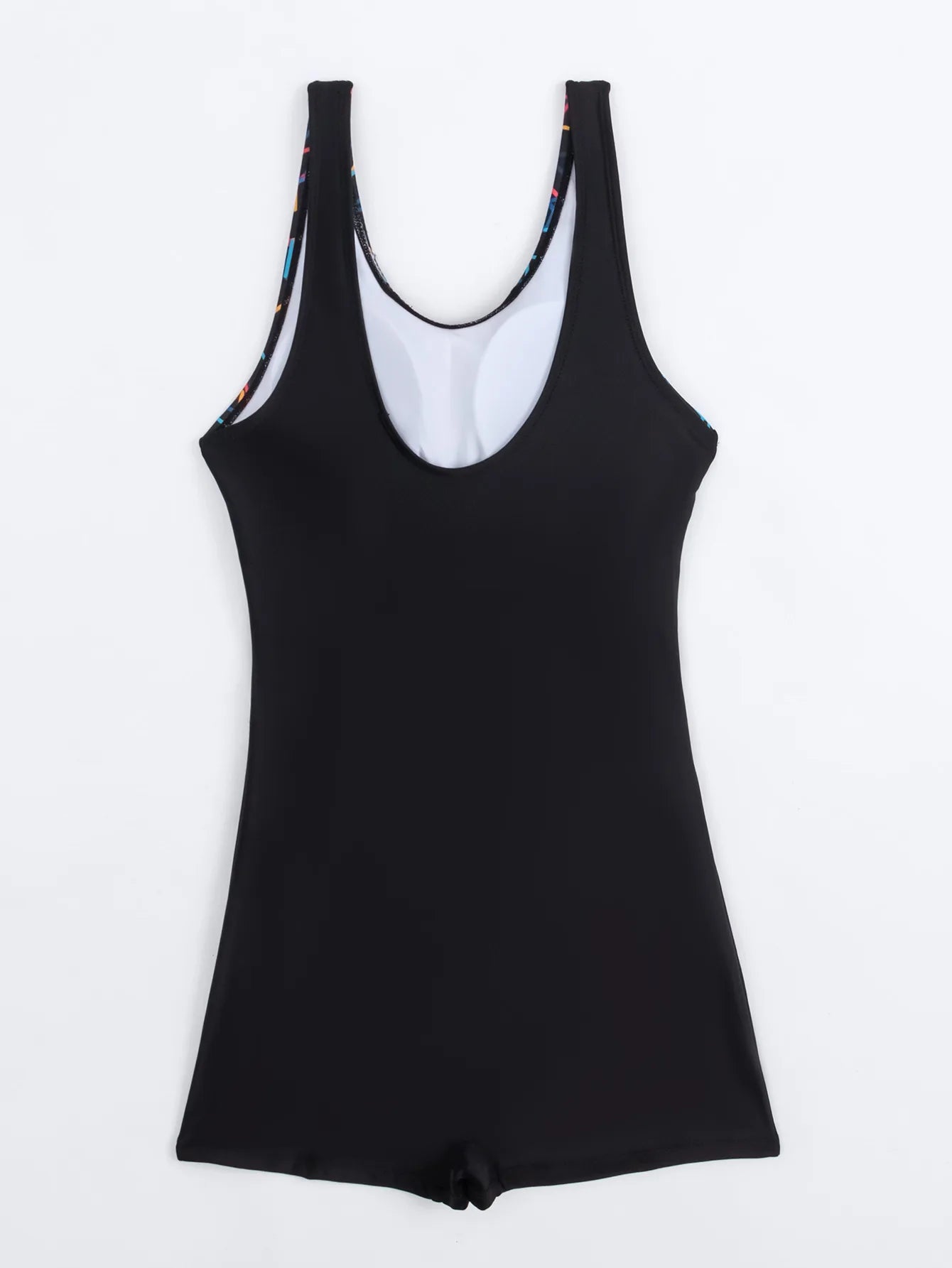 Women’s Black One-Piece Swimsuit – Sexy Slim Fit Sports Swimwear for Beach, Pool & Summer Vacation