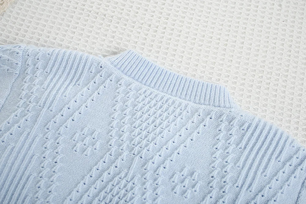 New Autumn Kids Knitted Cardigan Candy Colour Bow Girls Knitted Sweater Korean Loose Children Tops 9M-5T Girls