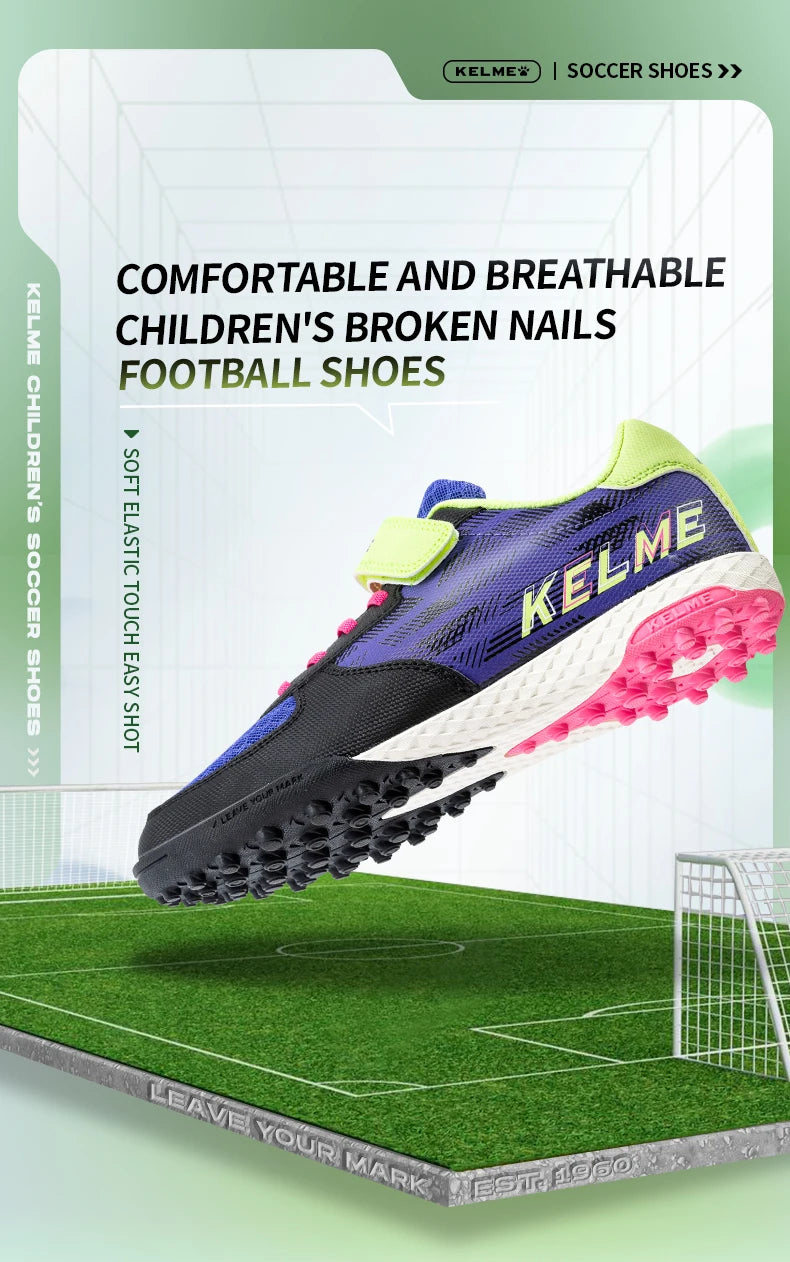 Children's Football Boot  Boys And Girls TF Soccer Shoes Artificial Grass Anti-Slippery Youth AG Sports Training Shoes