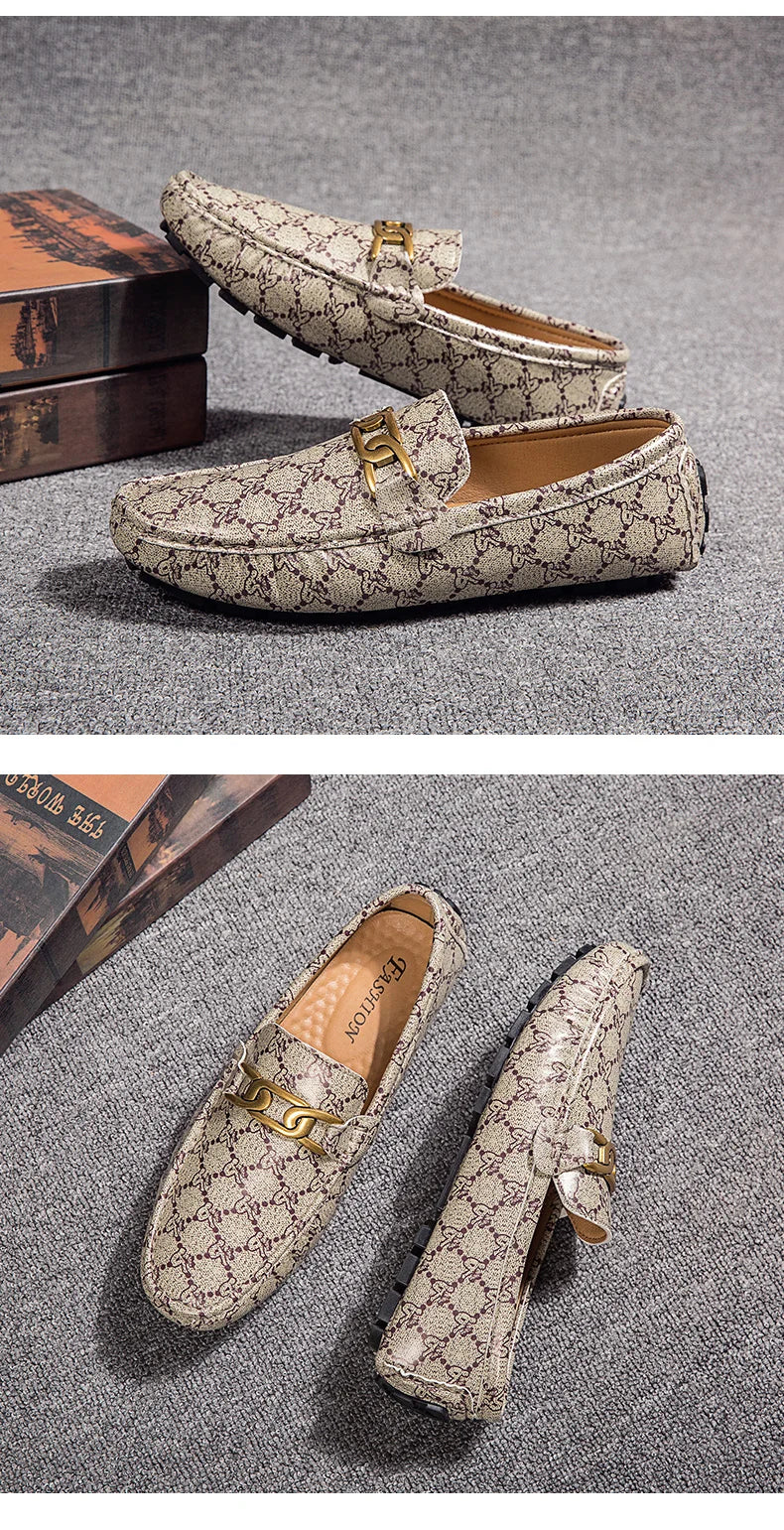 Khaki Men Dress Shoes Light Weight Mens Outdoor Walking Casual Shoes Large Size Male Formal Party Wedding Dress Loafers