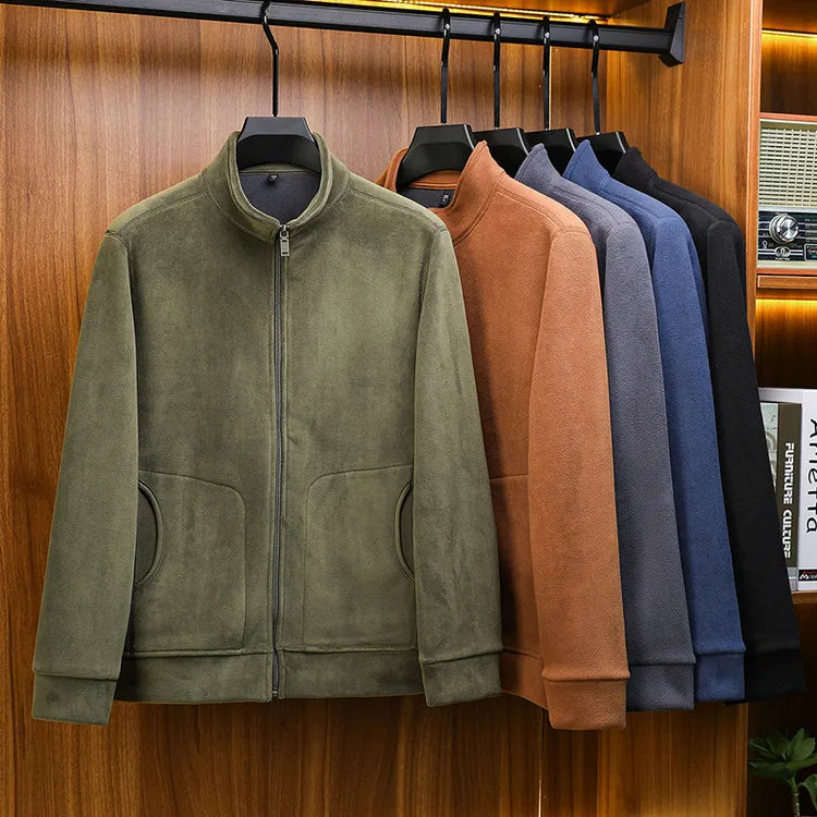Men's Winter Premium Fleece Jacket - Soft & Warm Top-Ranked Male Essential Casual Top