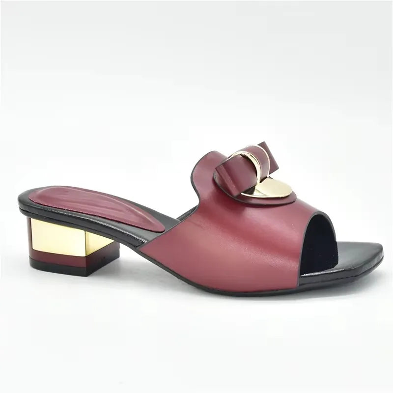 High Quality African Wedding Shoes Summer Slipper for Wedding 2025 Sexy Platform Pumps Rhinestone Fashion Women Wedding Shoes