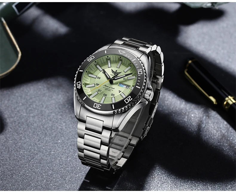 Yelang V1032 Automatic Movement Men Watch 300m 30Bar Waterproof Dive Watches for Man Luminous 44MM  V1032